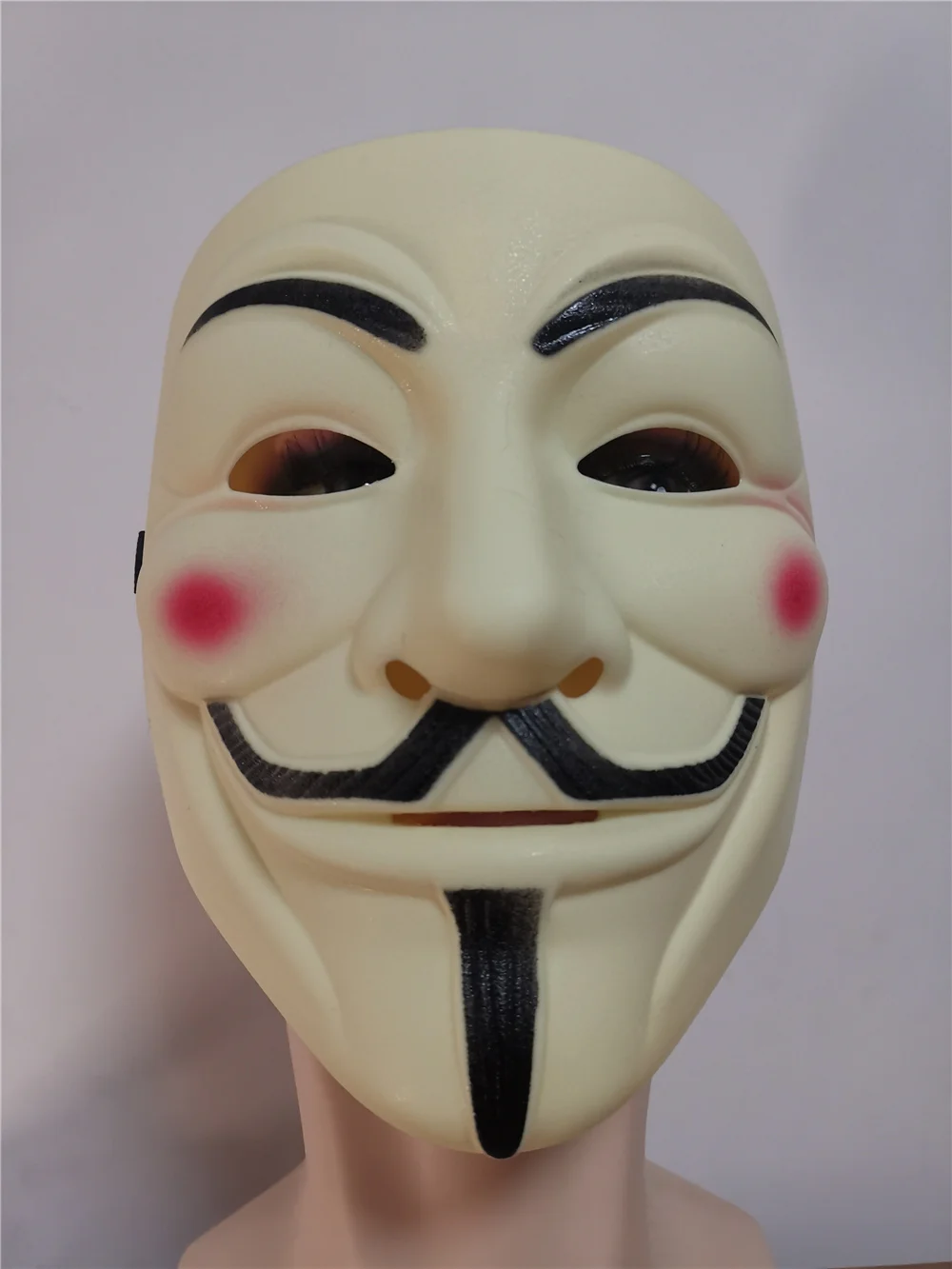 Film Cosplay V wie Vendetta Hacker Maske Anonymous Guy Fawkes Halloween Weihnachten Party Geschenk für Erwachsene Kinder Film Thema Maske – Detail 13