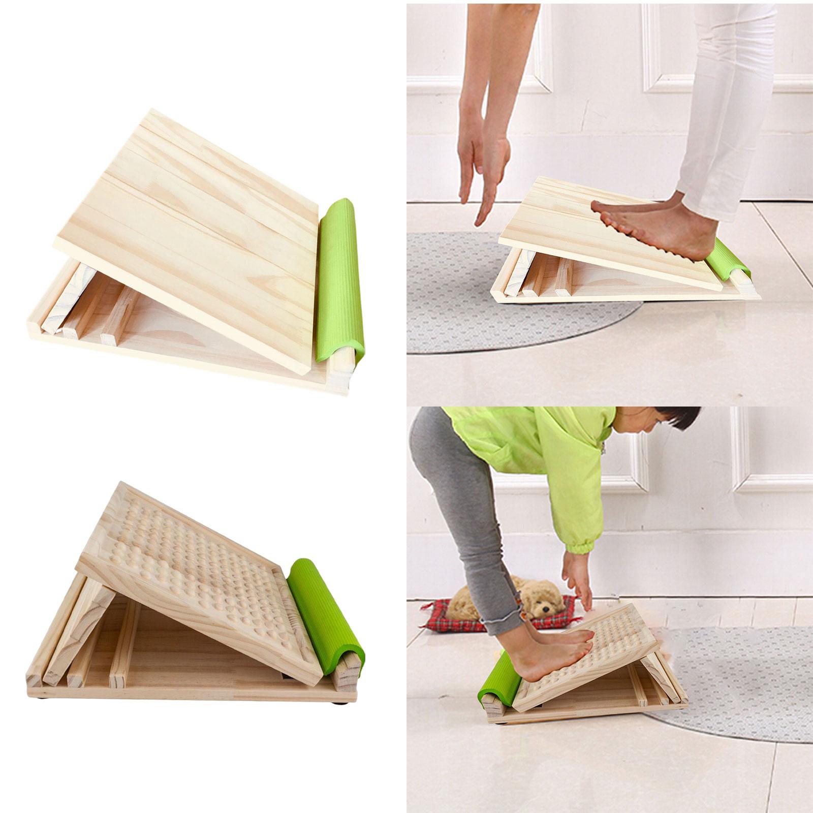 Wooden Slant Board Balancing Fitness Pedal Foot Incline Board Anti Slip Exercise Wedge Tilt Ramp for Stretching Calves Squat