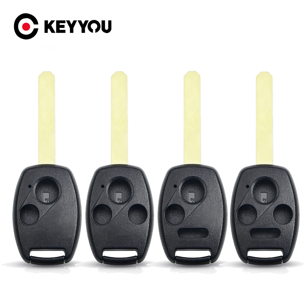KEYYOU 10PCS Für Honda Accord Civic Insight Ridgeline 2003 2008 2009 Auto 2/3/4 Tasten Schlüssel Fall Shell remote Fob Blank Abdeckung – Detail 3