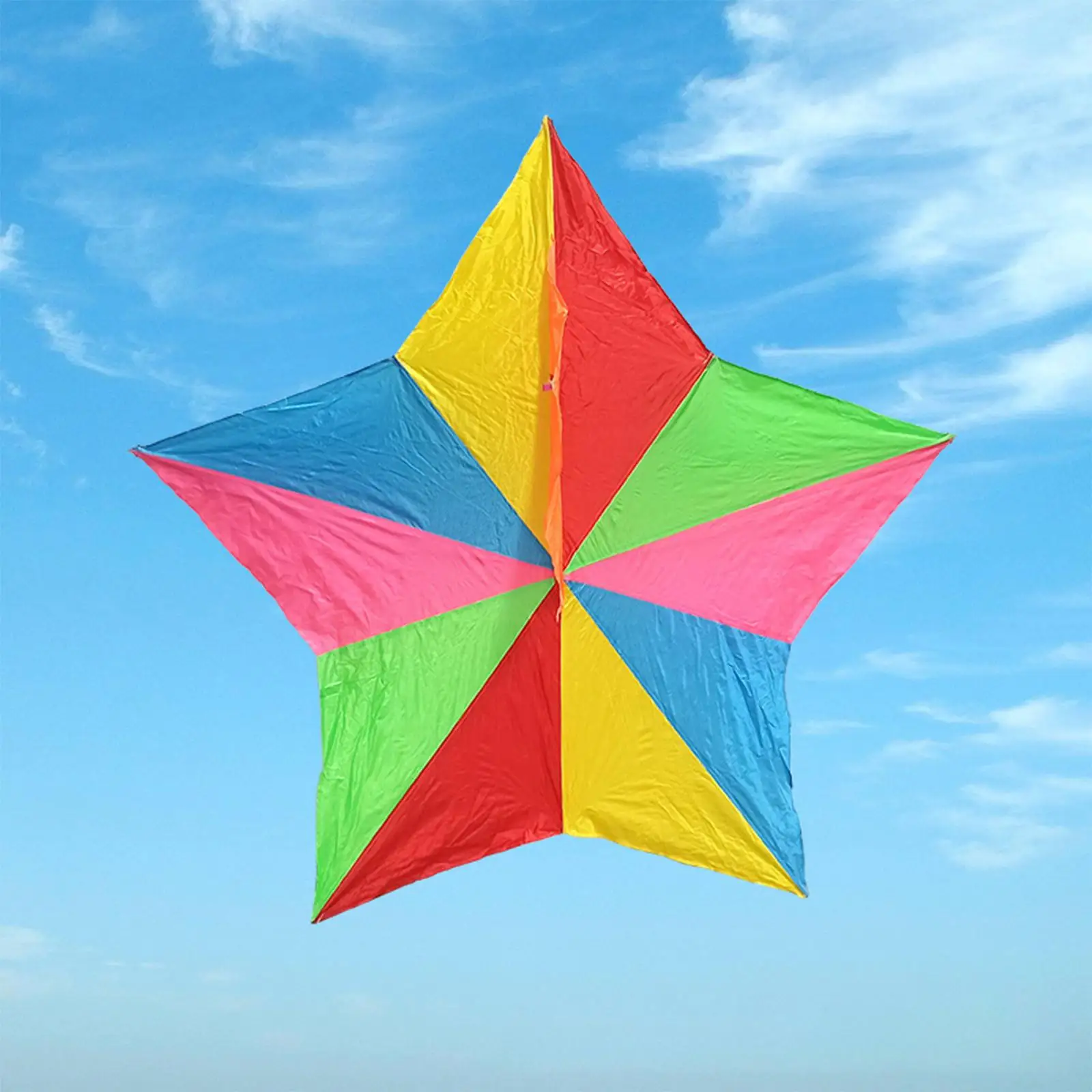 Outdoor Five Pointed Star Kite Cute Enjoy Parent Child Time Beach Toys Line Kite for Travel Garden Adults Children Beginner