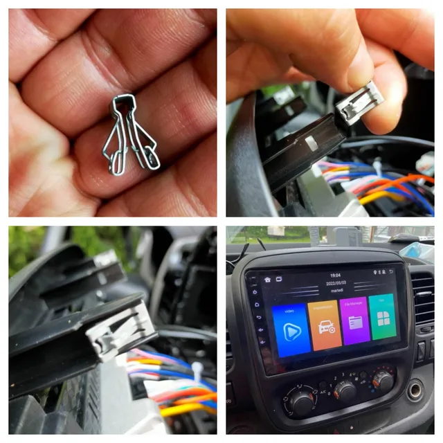  Oitflih Android 10.0 Double Din Autoradio Pour Renault Trafic 3  2014-2021 Autoradio 9 Pouces Stéréo Navigation GPS FM Audio WiFi Lien  Miroir AUX SWC USB EQ 1080P Caméra de Recu (Color : T900 4+64G)