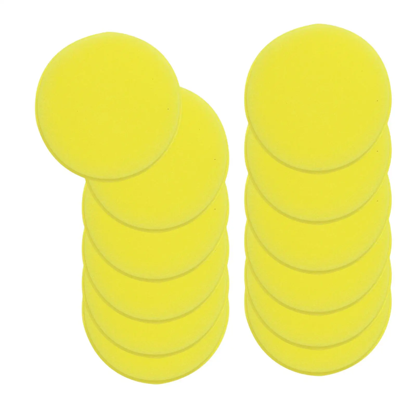 12 Pieces 4inch Foam Sponge Buffing Kits for Yachts Detail Polishing