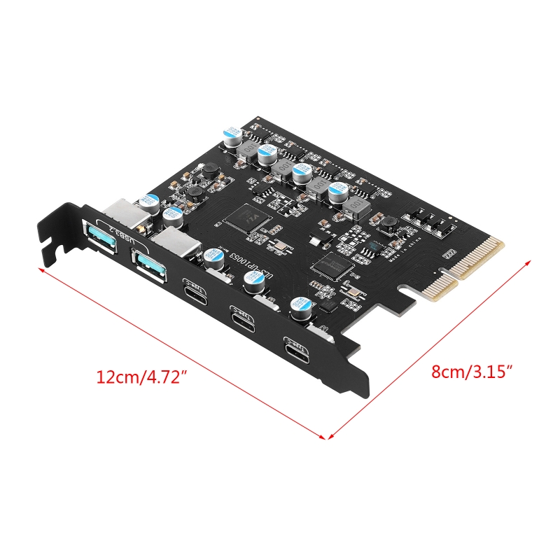 Usb 3.2 pcie cartão de expansão 5