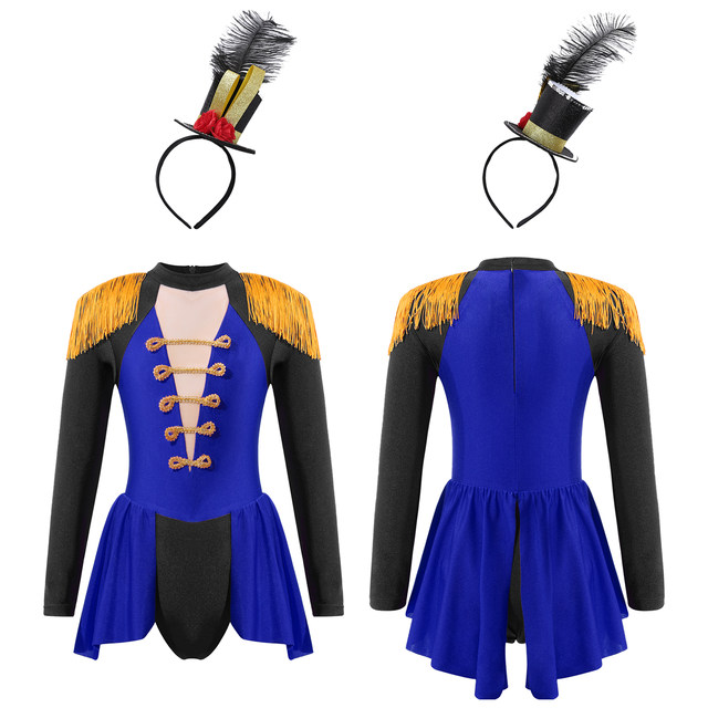 Disfraces de Majorette para niños y niñas, uniformes de banda de marcha  principal de tambor, disfraz de maestro de circo para fiesta de Cosplay de  Halloween - AliExpress