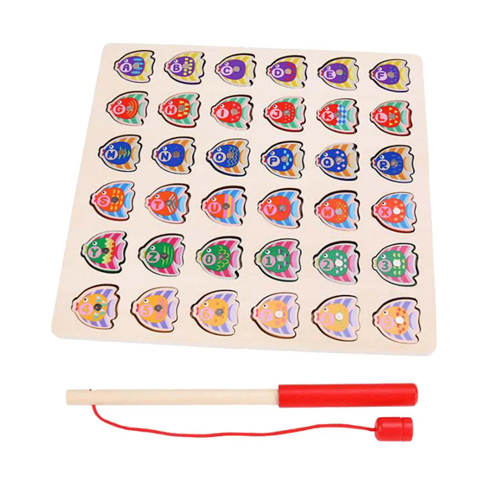 Magnetic Fishing Game Play Set Pretend Play Developmental Toys for Toddler