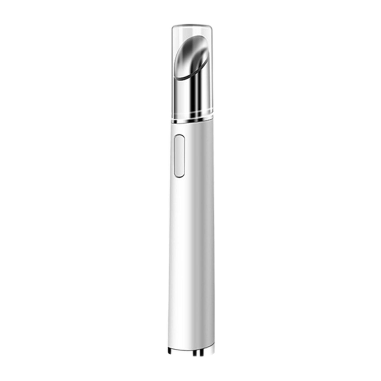 Electric Heated Eye Massager 42°C Red Blue Light Eliminate Dark Circles Massage Pen Promote Essence Absorption Anti Aging