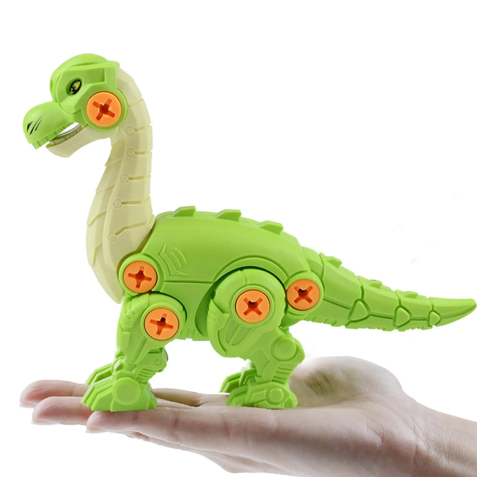 4 Pieces Dinosaur Toys Kit with Flexible Joints Building Toy Birthday Gifts for Kids Toddlers