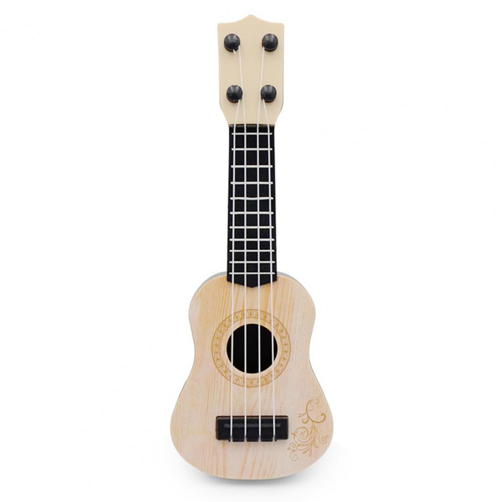 Description Picture 6 of itemMini Guitar 4 String Classical Ukulele Guitar Toy Instrument Children Beginners Simulation Playing Early Teaching Small Guitar