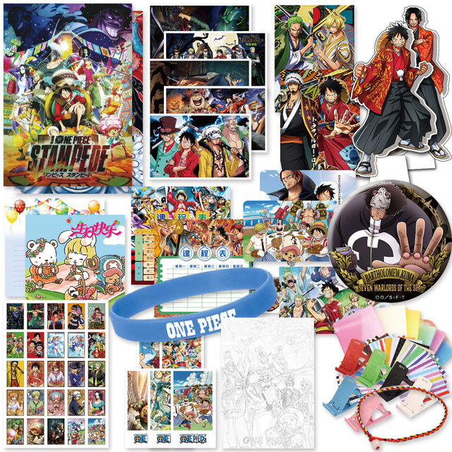 18pcs/box One Piece Anime Lucky Gift Bag Collection Toy With