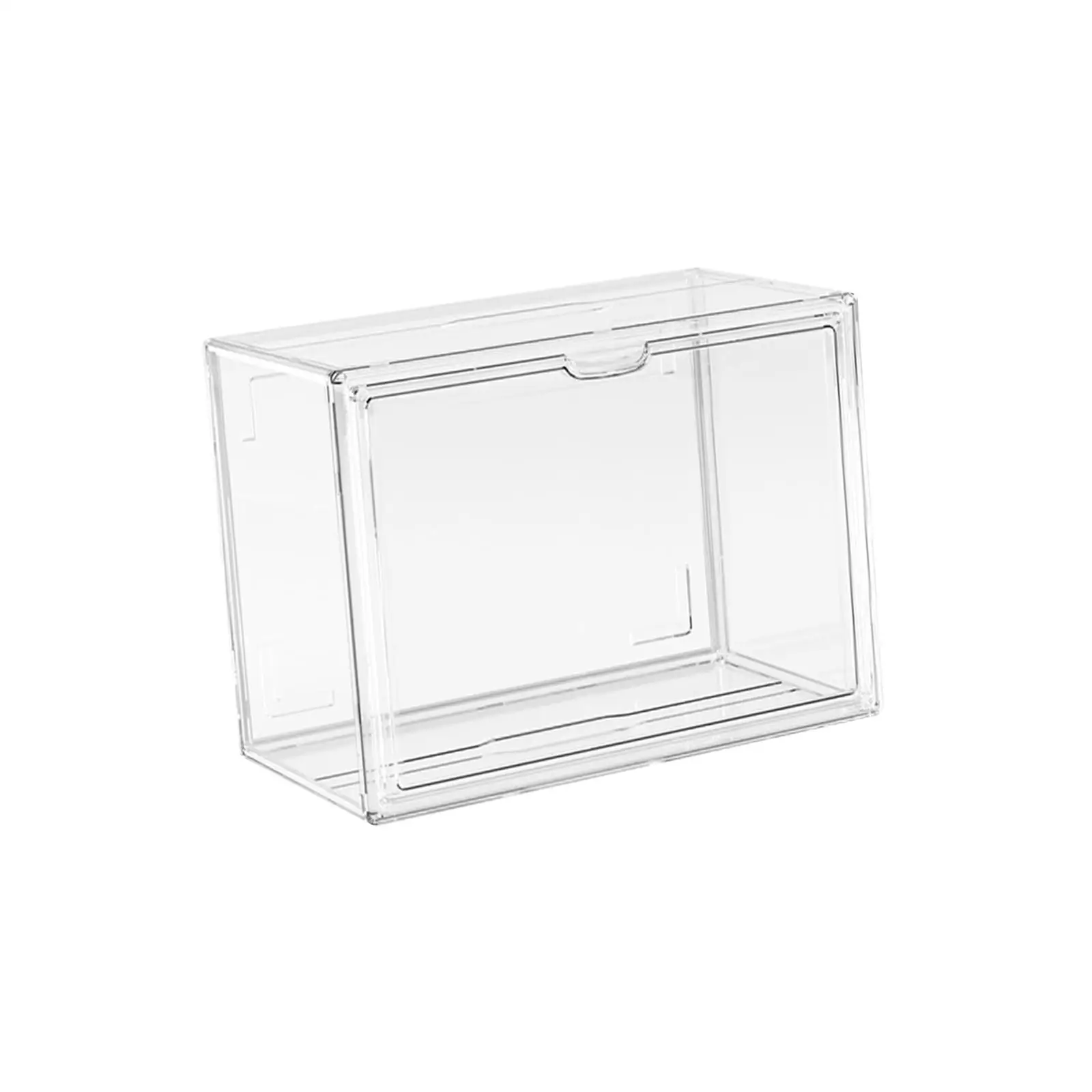 Acrylic Display Case Dustproof Cube Organizer Shelf for Action Figure Toys