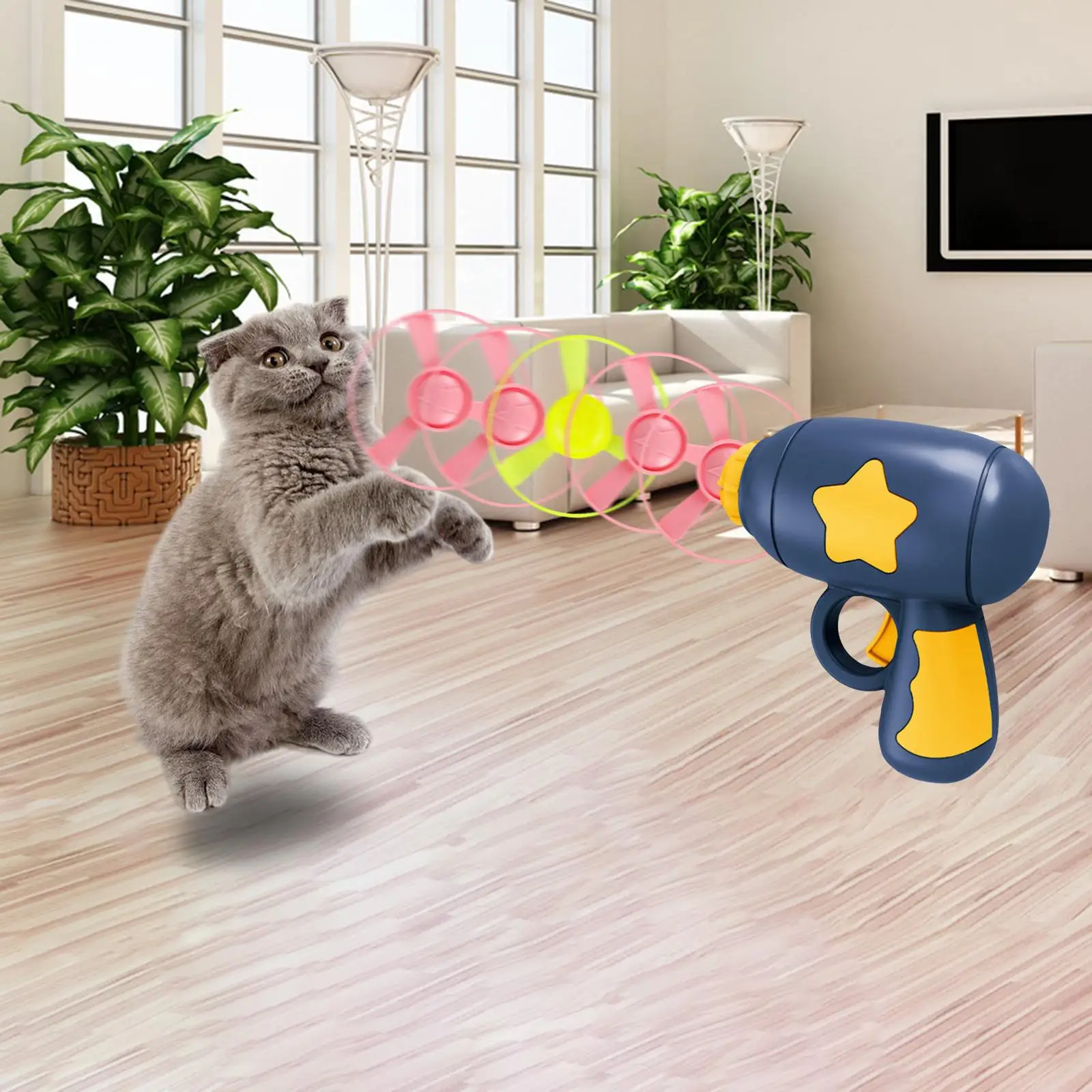 Cat Toy Propellers for Exercising Satisfies Cat Hunting Tracking Toys