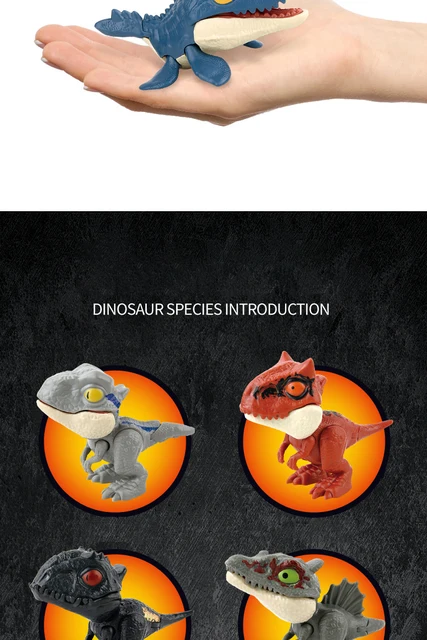 Action Figures Finger-biting Mini toys Jurassic Dinosaur Park