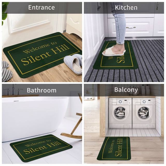 Silent Hill Game Non-slip Doormat Heather Mason And Robbie Bath