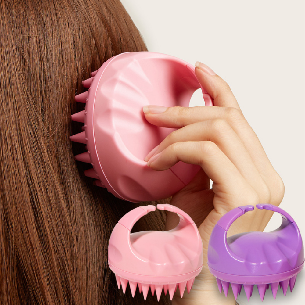 Best of Silicone Shampoo Brush Head Scalp Massage Comb Hair Washing Comb Hair Massager Brush Shower Bath Brush Salon Hairdressing Tool Reviews & Tips - Image 5