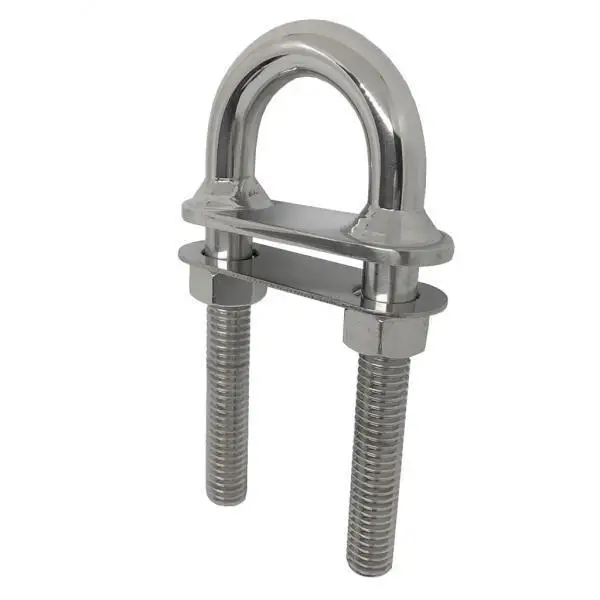 3X Corrosion-resistant U-  hardware made of 316 stainless steel 126  25 