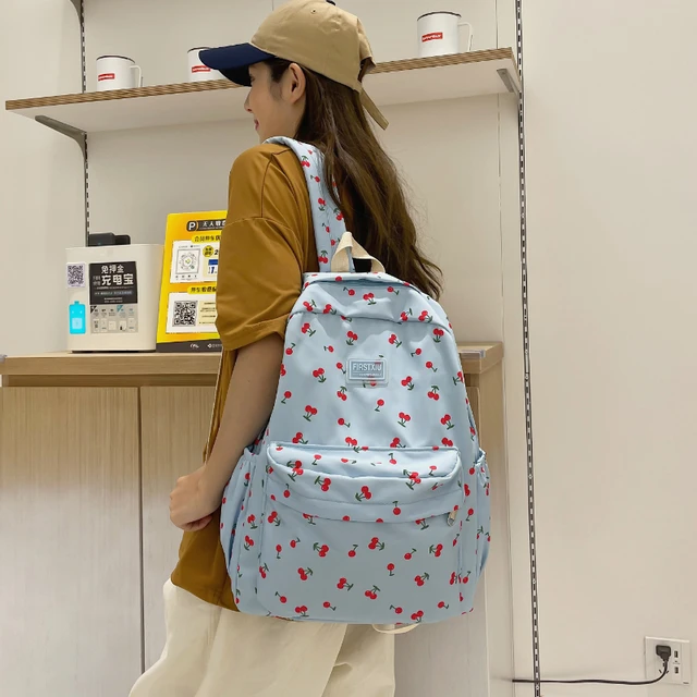 Mini Size Backpack Fashion Schoolbag Outdoor Traveling Letter Printed  School Bags For Women Brown Yellow From Mona_bag, $72.54