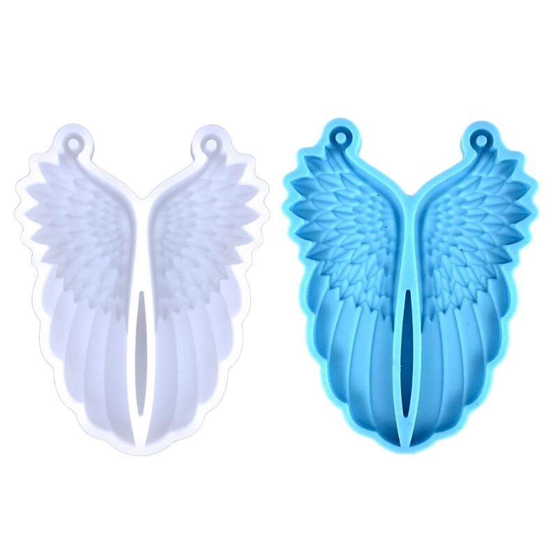Earrings Mold Dangle Pendant Decorations Angel Wing Mirror Silicone Mold
