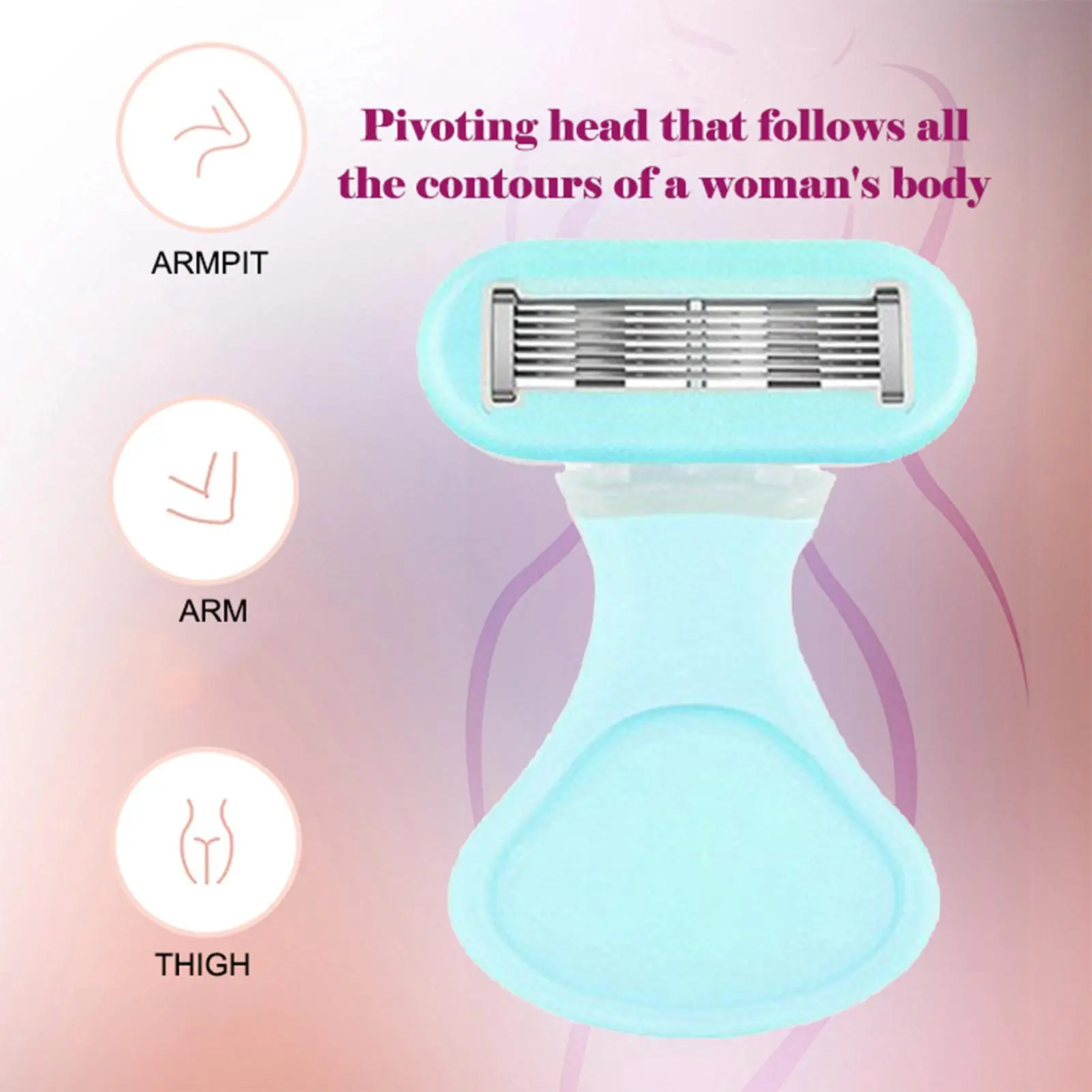 Compact   for Women Non Slip   Portable Trimmer for Armpit Arm