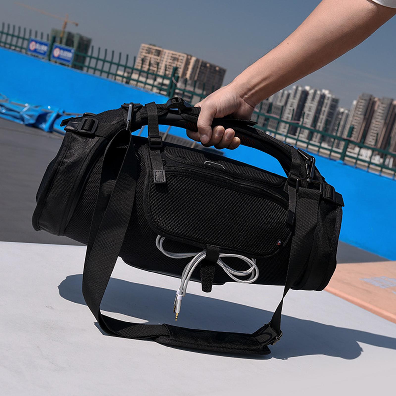 Carrying Strap Accs Silica Gel Durable Portable Phone Bag Handbag Storage Case Shoulder for JBL Boombox Bluetooth Speaker Travel