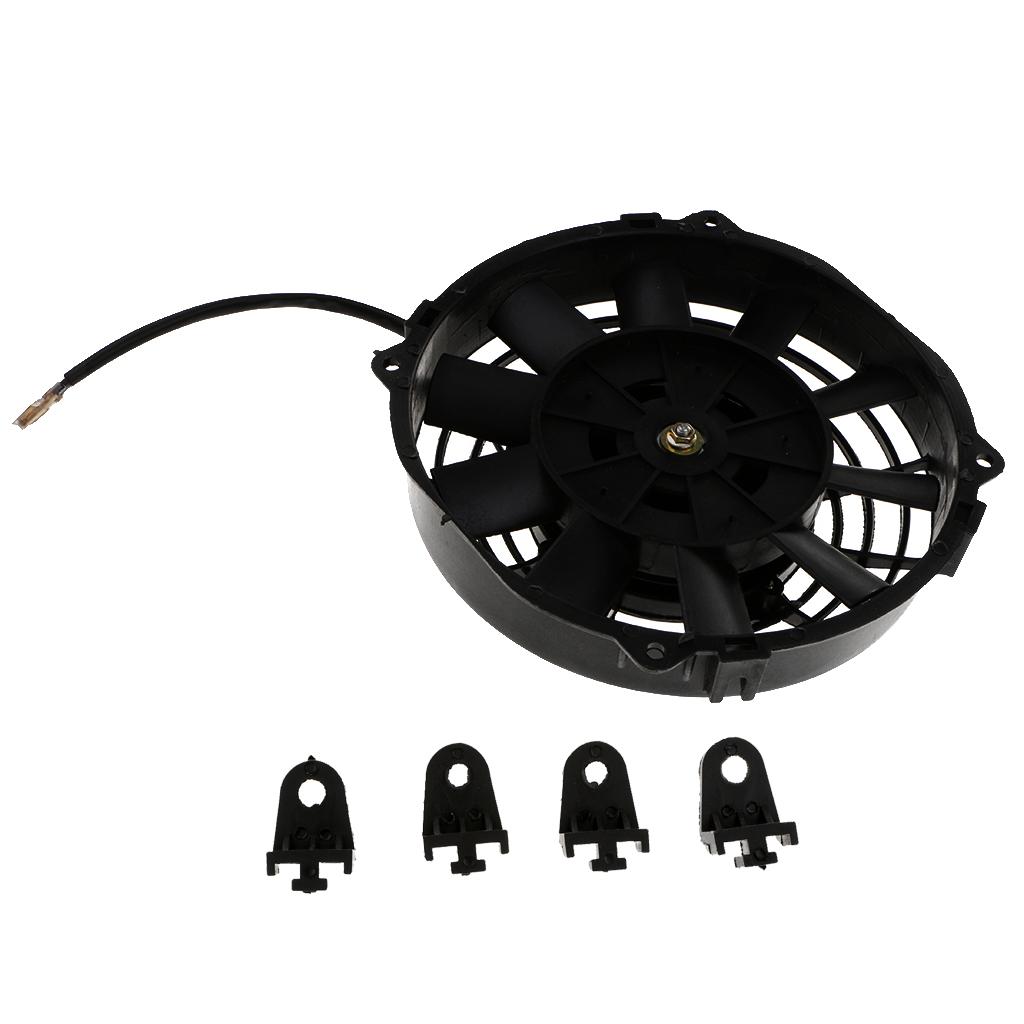 8`` Car Motorcycle Electric Radiator Cooling Fan Heat Dissipation 80W 12V