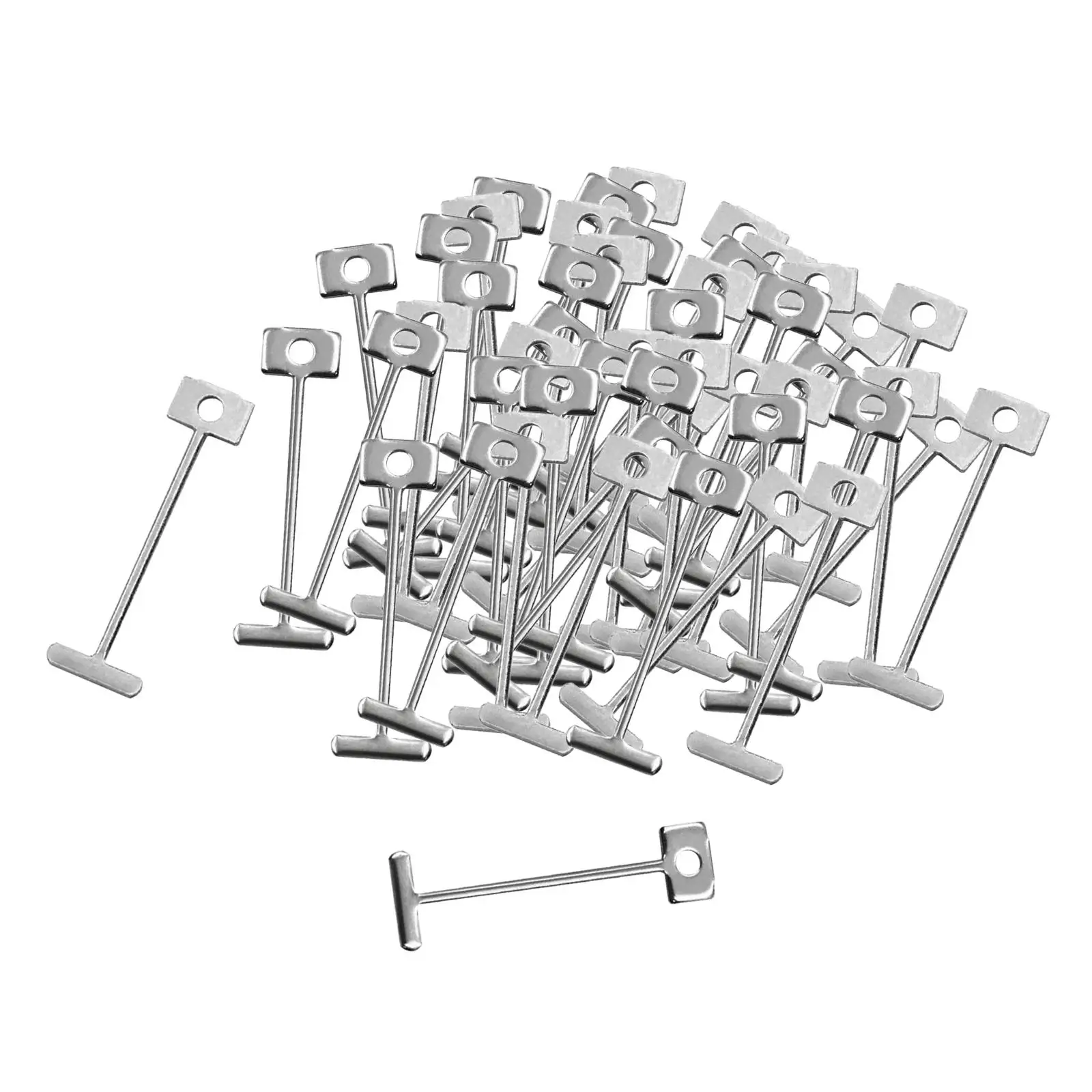 50 Pieces 1.5mm T Pins Clip Positioning Positioning Artifact