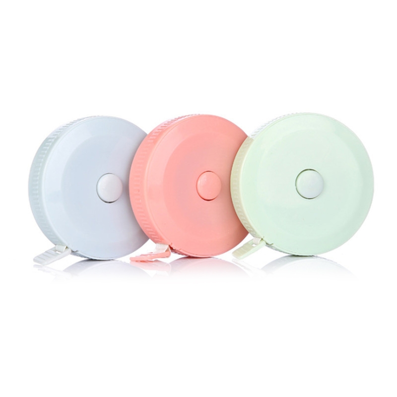 1.5M Body Tape Measure Retractable Measuring Tape Lock Pin Button Retract for Cloth Waist Measurement Medical Nursing 1XCE 2 S7d751e22e88943df9f786ae413acc000W