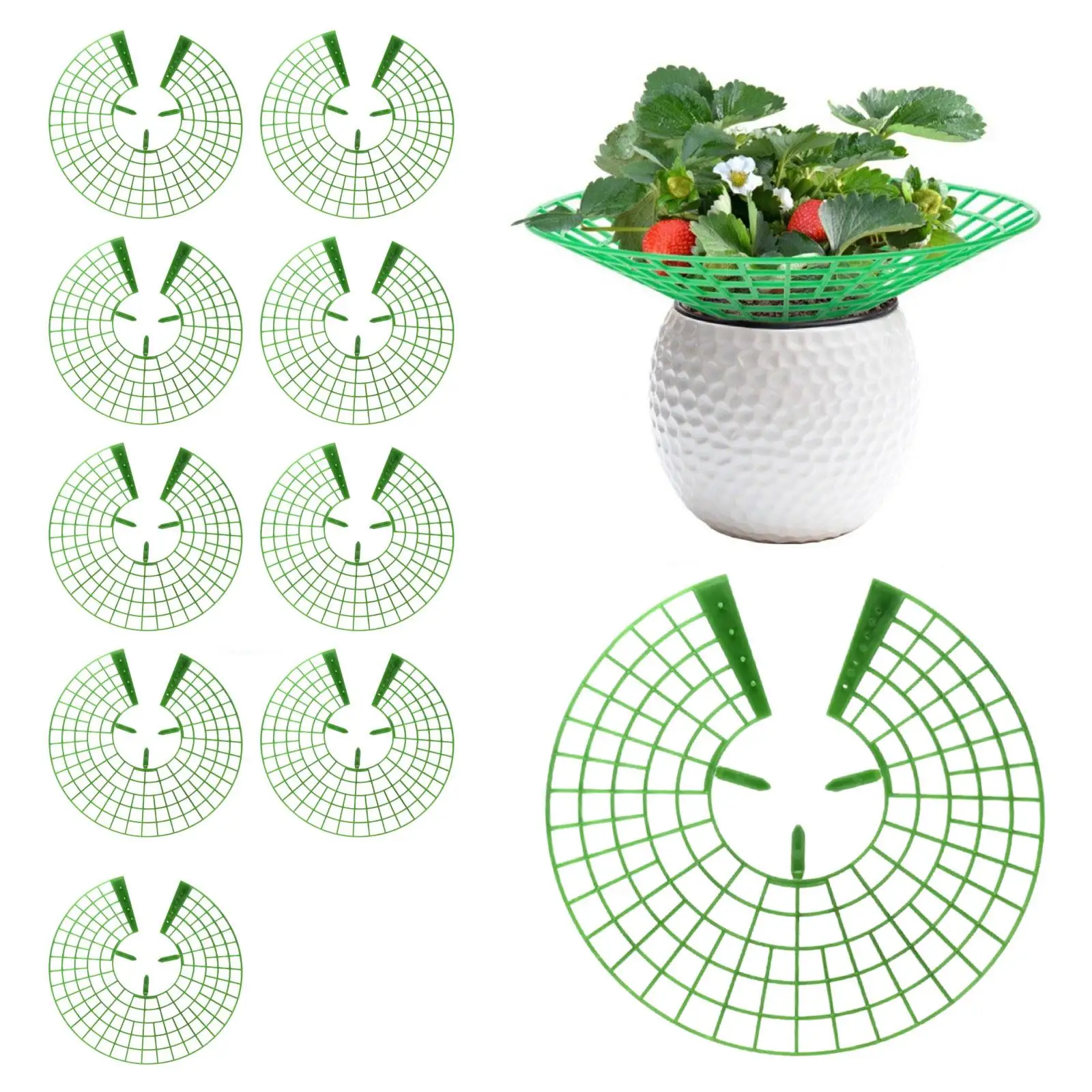 Strawberry Supports Vegetable Growing Rack Gardening Plant Support Stand Sturdy Multifunction for Farm Yard Outdoor Balcony Lawn