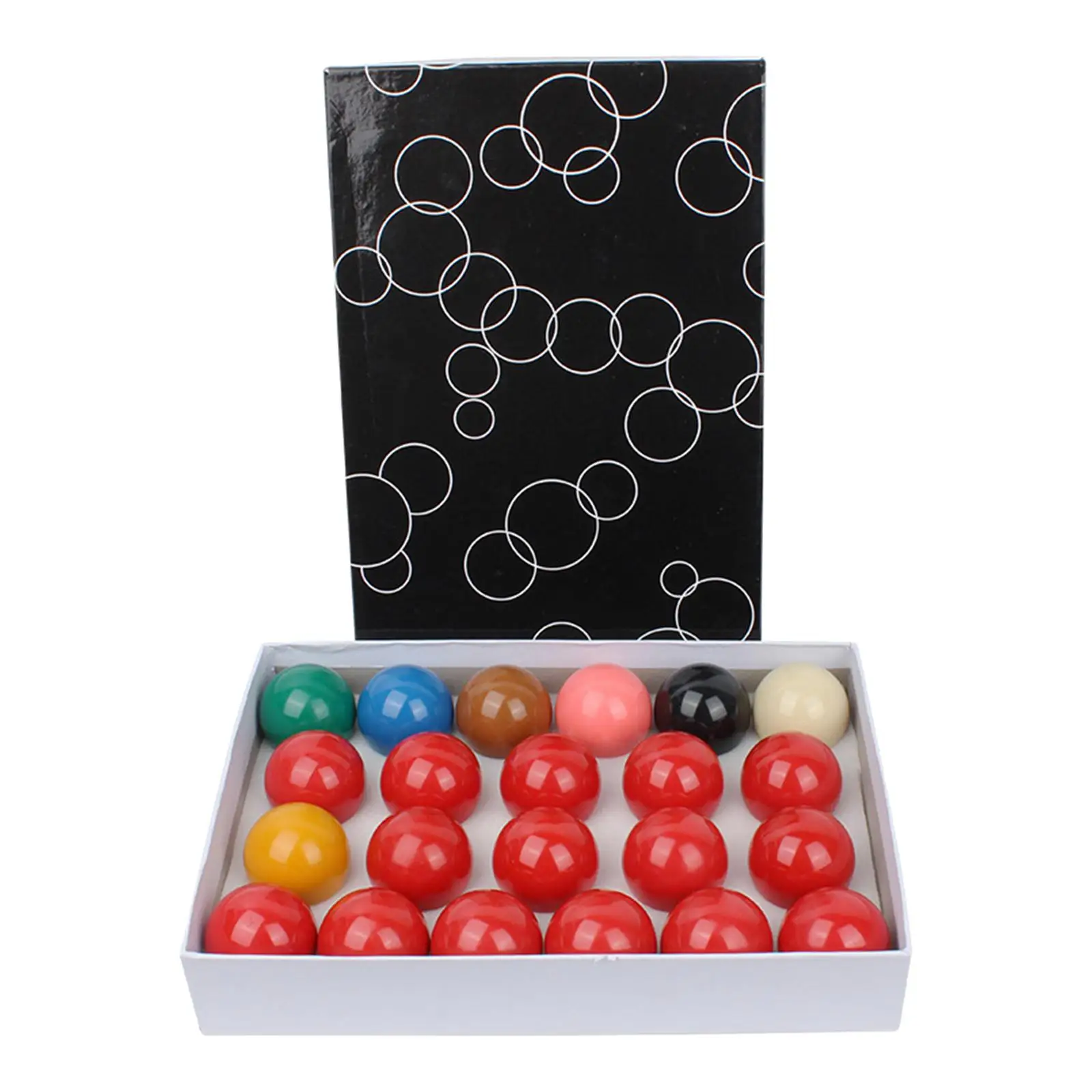 22x Billiard Balls Set, Pool Table Balls Professional 50.8mm Resin Colorful Practice Ball Snooker Ball Set for Gaming Rooms