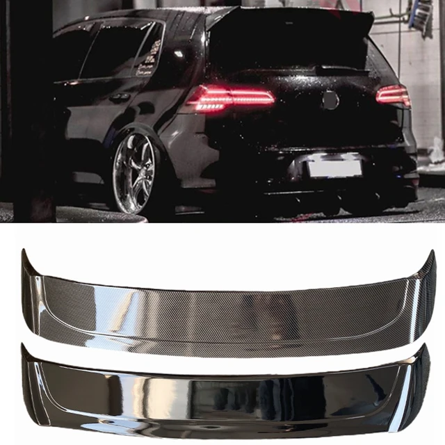 Roof Spoiler for Volkswagen VW Golf 7 MK7 VII 7 7.5 GTI R 2014-2019 Rear  Trunk Roof Lip Spoiler Tail Wing (ABS)