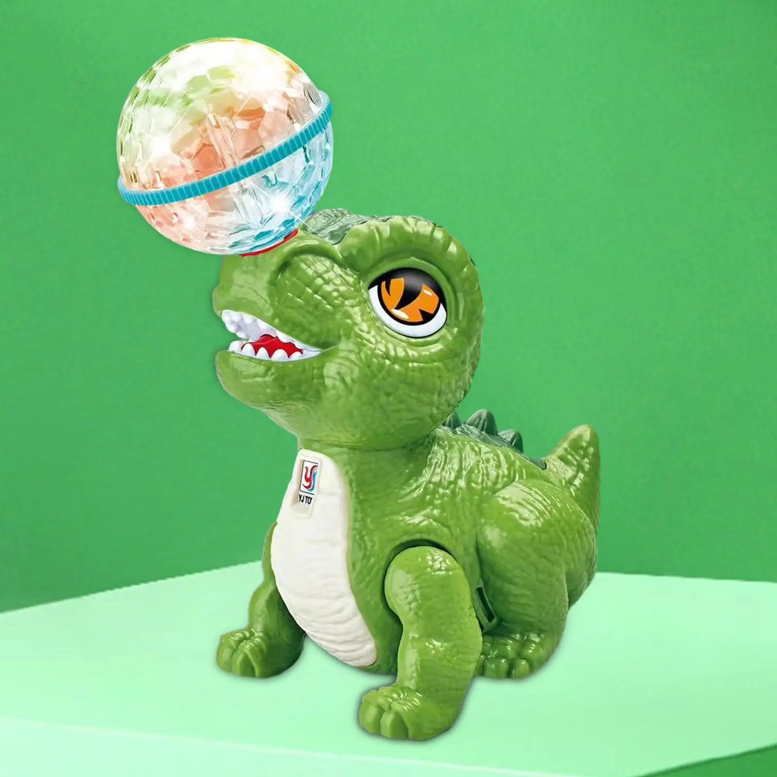 Dinosaur Toys with Light Music Body Balance Forward Rotating for Running Birthday Chasing Early Education Preschool