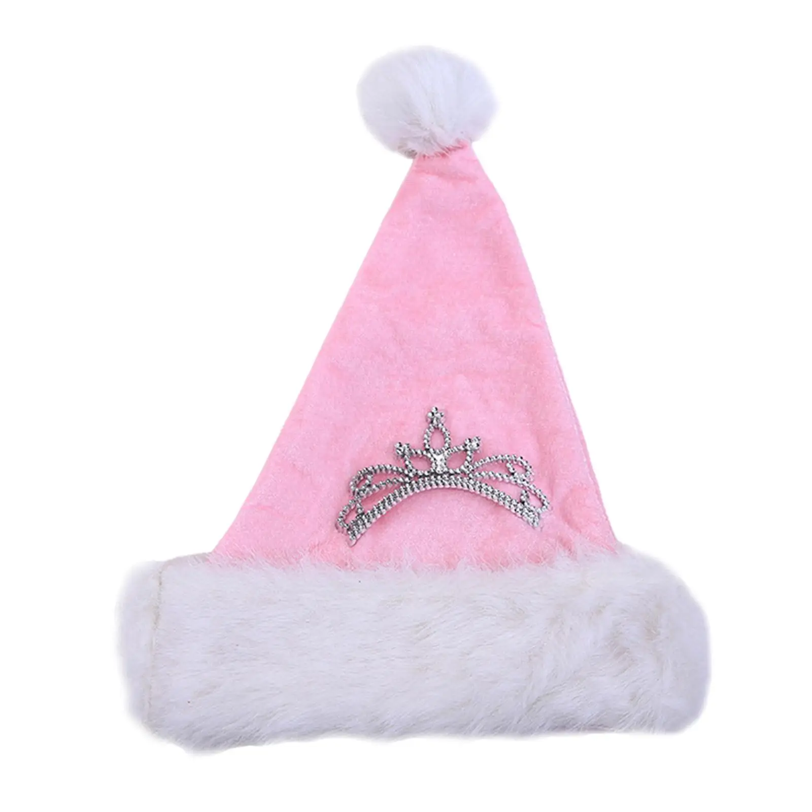 Traditional Santa Hat Lady Reusable Soft for Birthday Theme Party Cosplay