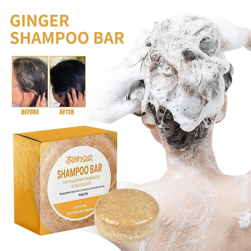 Best of Ginger Shampoo Soap Soap Shampoo Organic Handmade Cold Processed Soap Promotes Oil Control Bar Hair Shampoo 65g 1PC Reviews & Tips