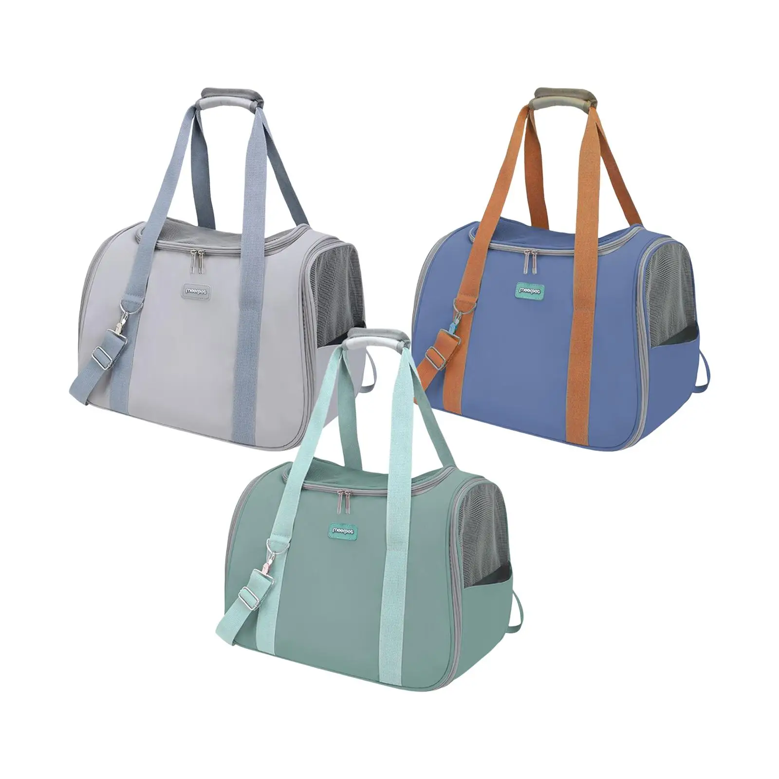 Pet Carrier Bag Dog Travel Bag Portable Ventilated Shoulder Bag Adjustable