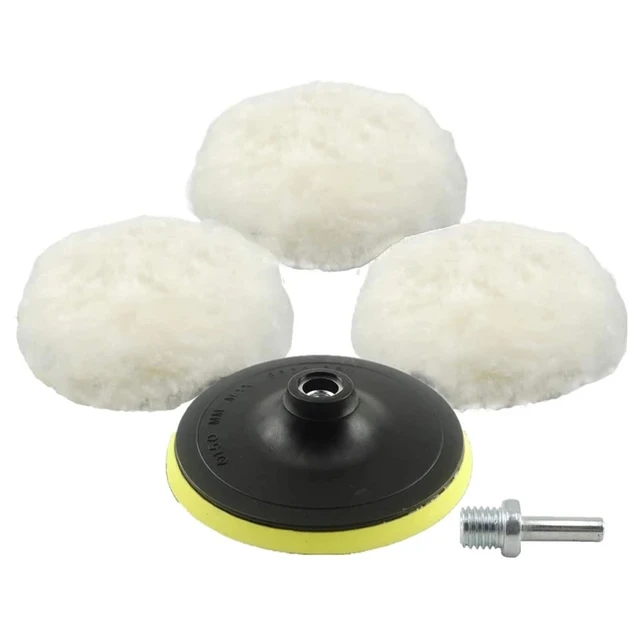 5pcs/Set Car Polishing Kit Care Polisher Gadget Pad Waxing Sponge Disk Wool  Wheel Auto Paint