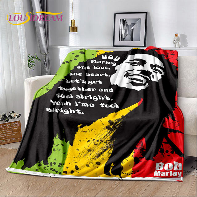 Bob Marley Albums store Cover Fleece Blanket 50x60