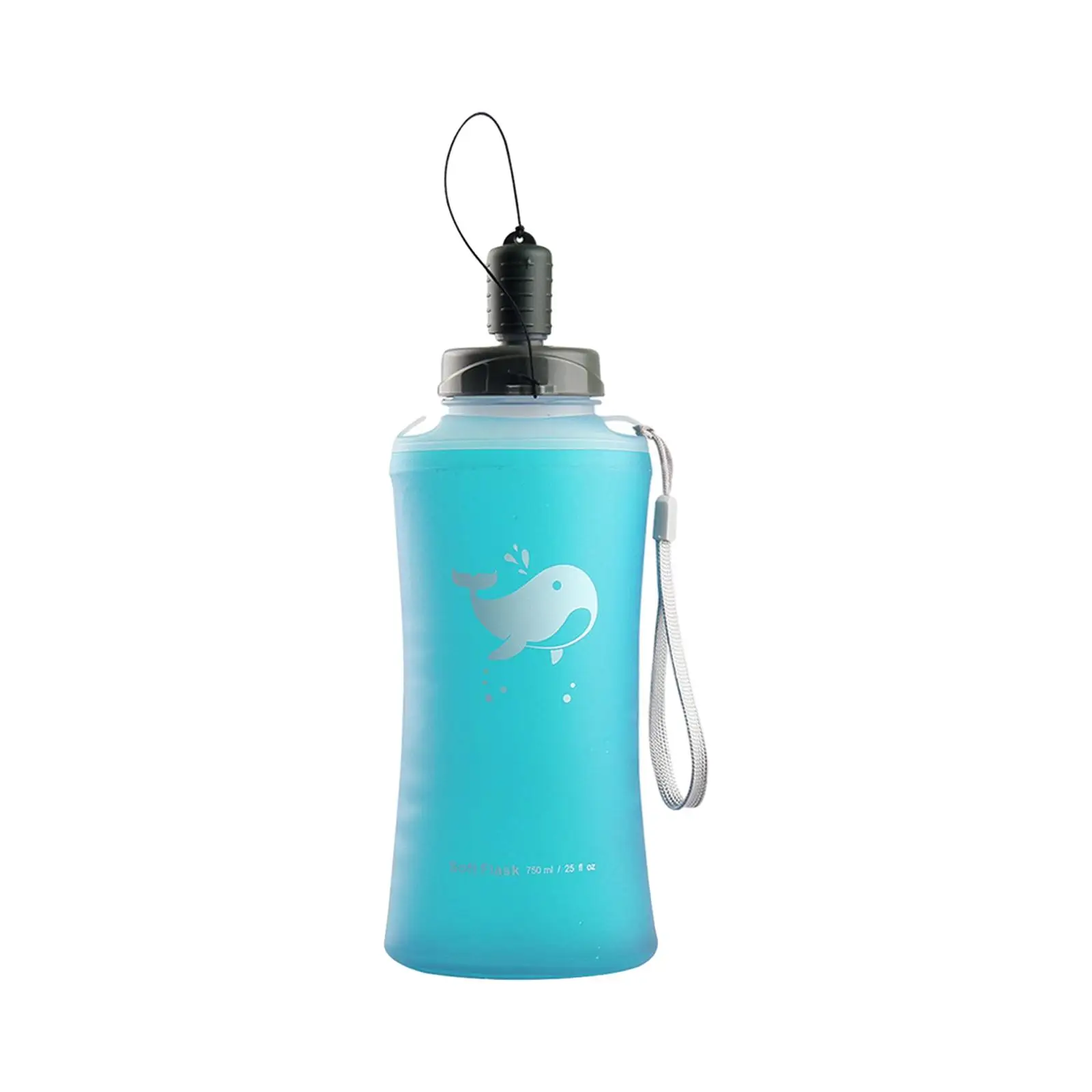 Collapsible Water Bottle Folding Durable Soft Flask for Running Outdoor Bike