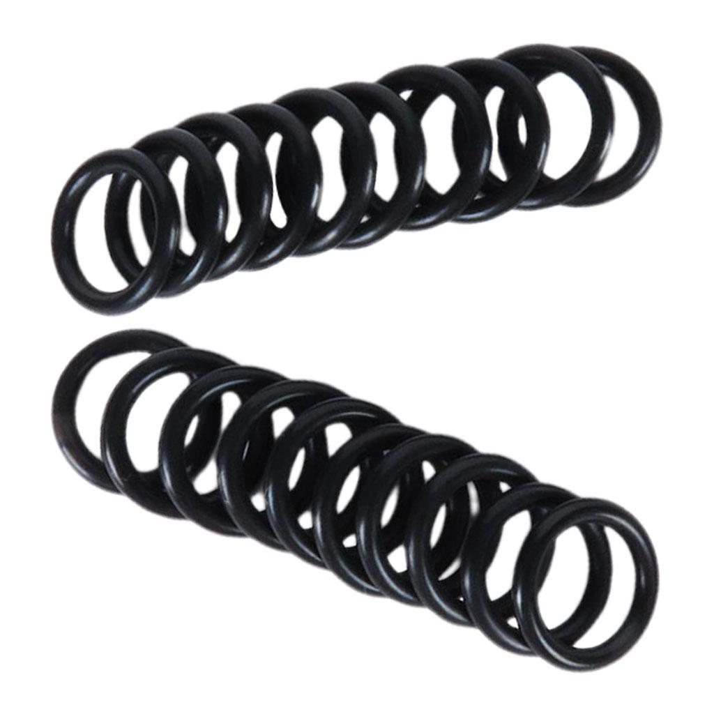 20x Rubber Scuba Diving Dive O-Ring Kit Technical Oil Resistant Hoses BCD Regulator Rings for Cameras Scuba Diving Tank Valves