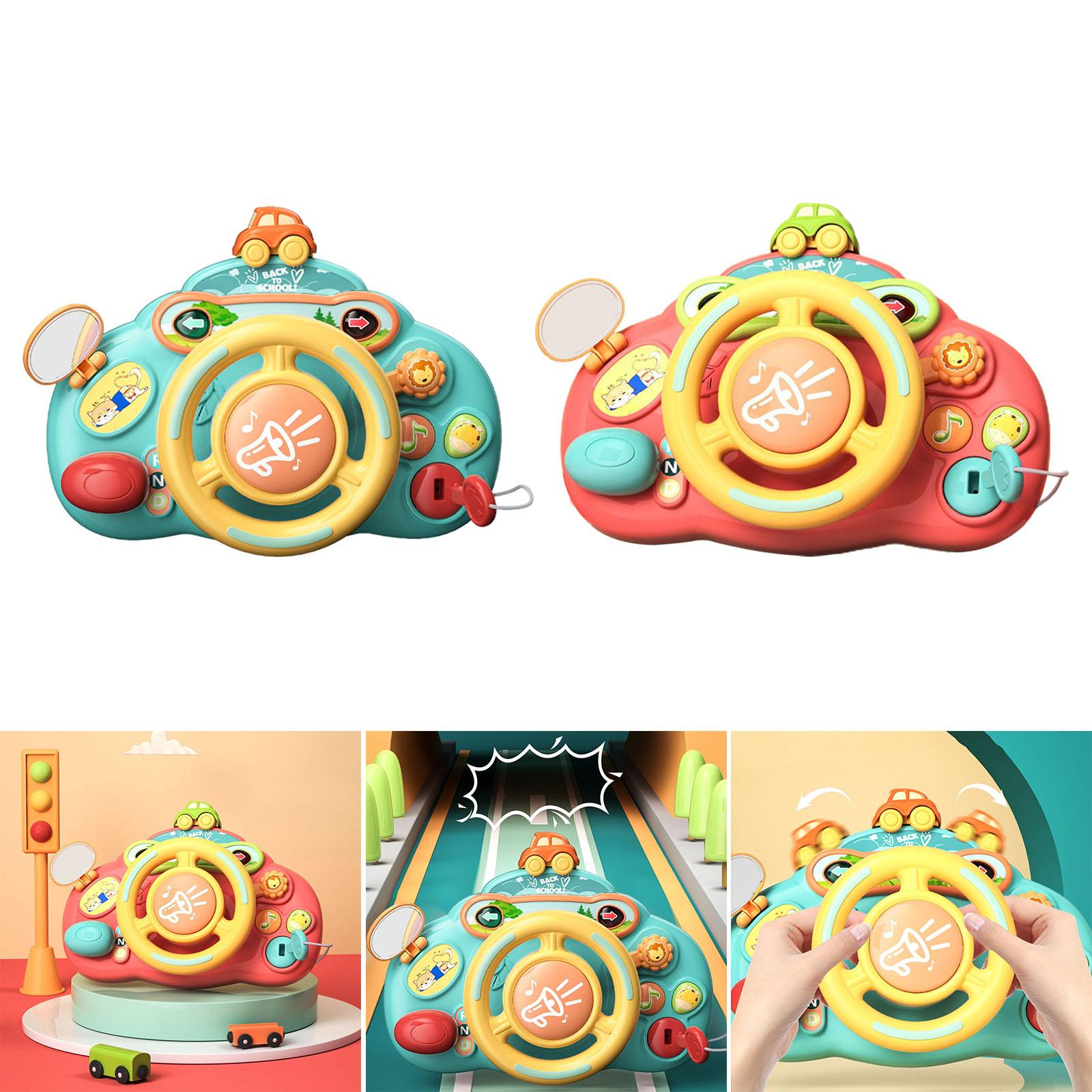 Stroller Steering Wheel Fun Learning Baby Kids Musical Vocal Toys Controller Toy Steering Wheel Kids Steering Wheel for Children