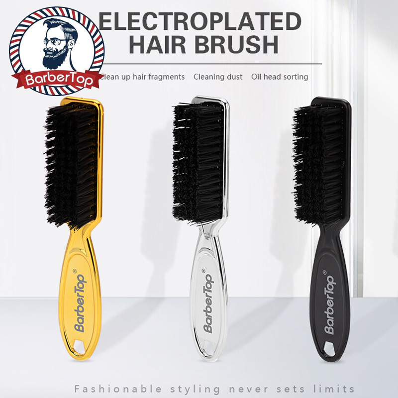 Best of BarberTop Plastic Handle Hairdressing Soft Hair Cleaning Brush Retro Neck Duster Broken Remove Comb Hair Styling Salon Tools Reviews & Tips