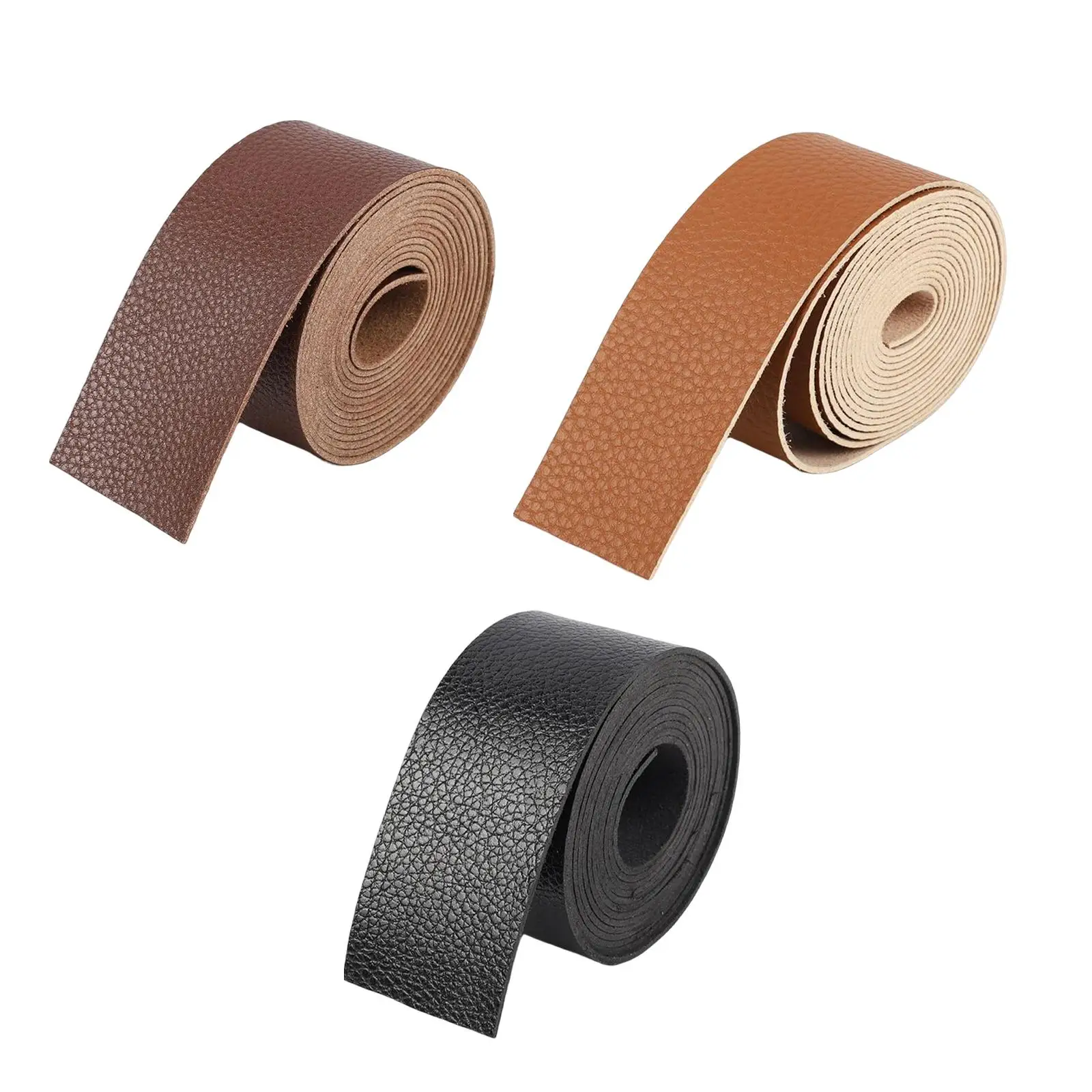 PU Leather Strap Strips Handmade DIY Decorative Supplies Crafts Art 2M Long 1