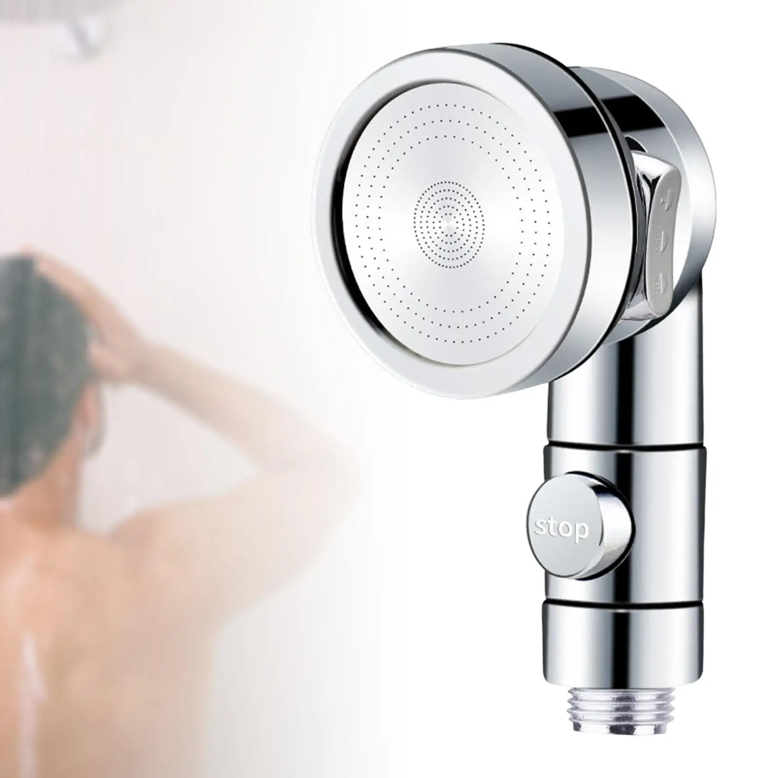 Adjustable Handheld Shower 1/2inch Interface Supercharged Shower for Toilet Salon Household