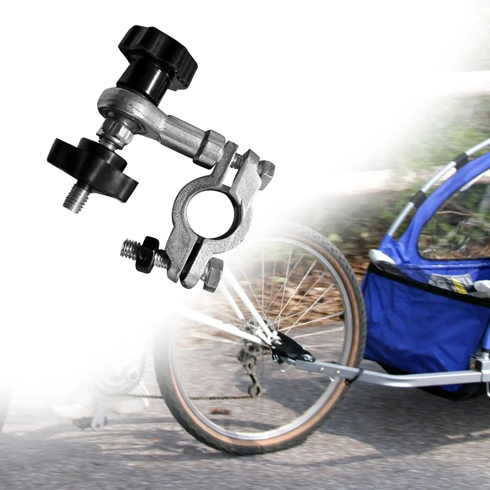 Linker Adapter between Camping Cart and Bike Cycling Adapter Professional Quick Release Replace Parts for Towing Solutions