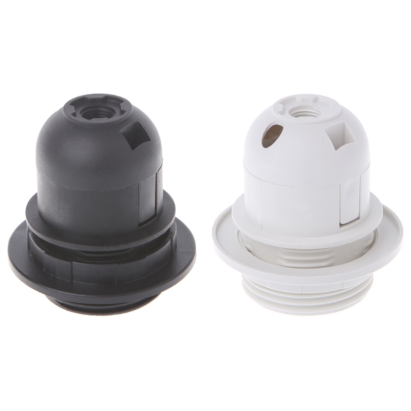 Description Picture 2 of itemE27 Lamp Bulb Holder Edison Screw Cap Socket White/Black Pendant Ceiling Light 53CA