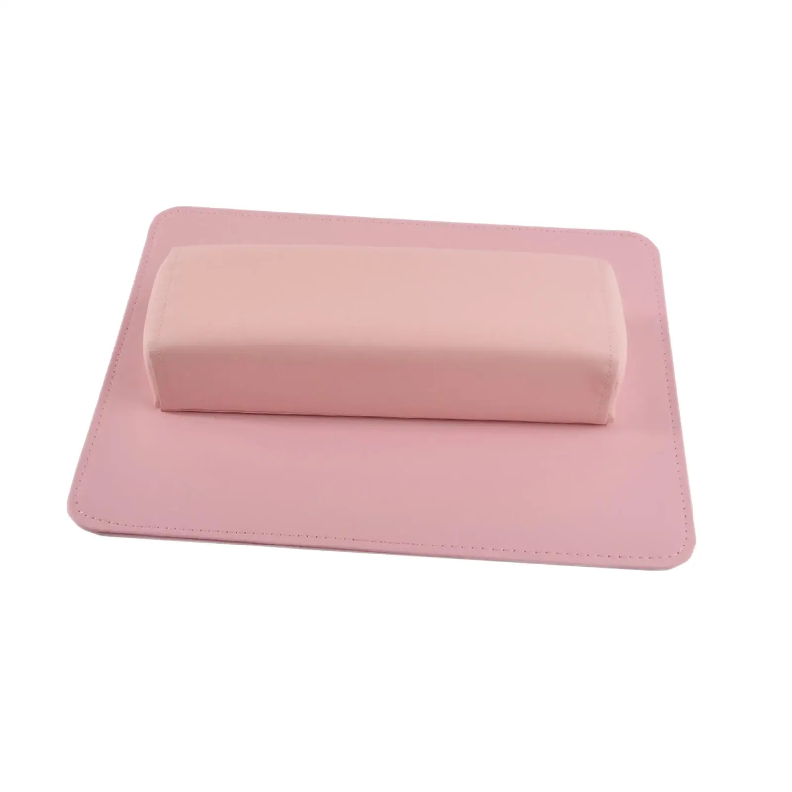Nail Art Hand Pillow and Mat Comfortable PU Leather Hand Cushion Nail Hand Rest Nail Table Mat for Manicurist Home Salon