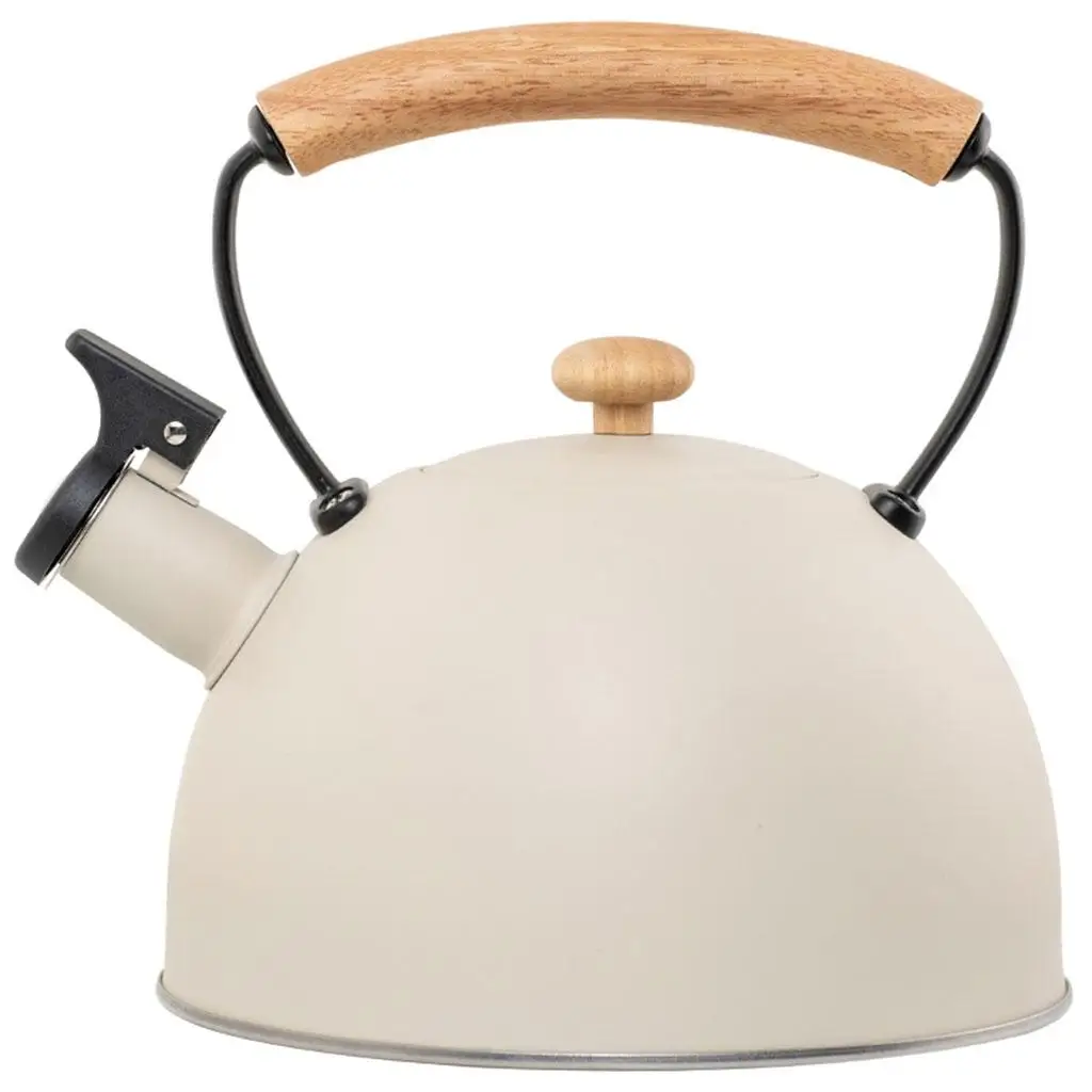 Tea Kettle .8 Liter Induction Modern Stainless Steel Whistling Teapot -Tea