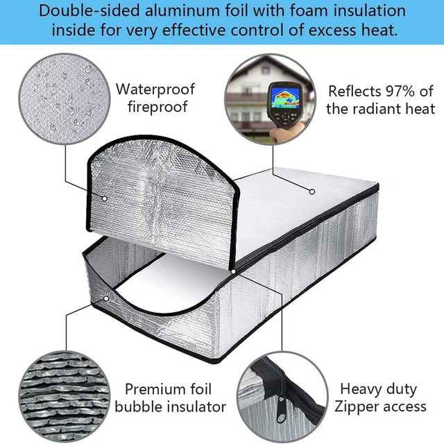 Attic Stairs Insulation Cover Reflective Radiant Barrier Reflects 95% Of  Radiant Heat 25X54x11in For Pull Down Stairs - AliExpress