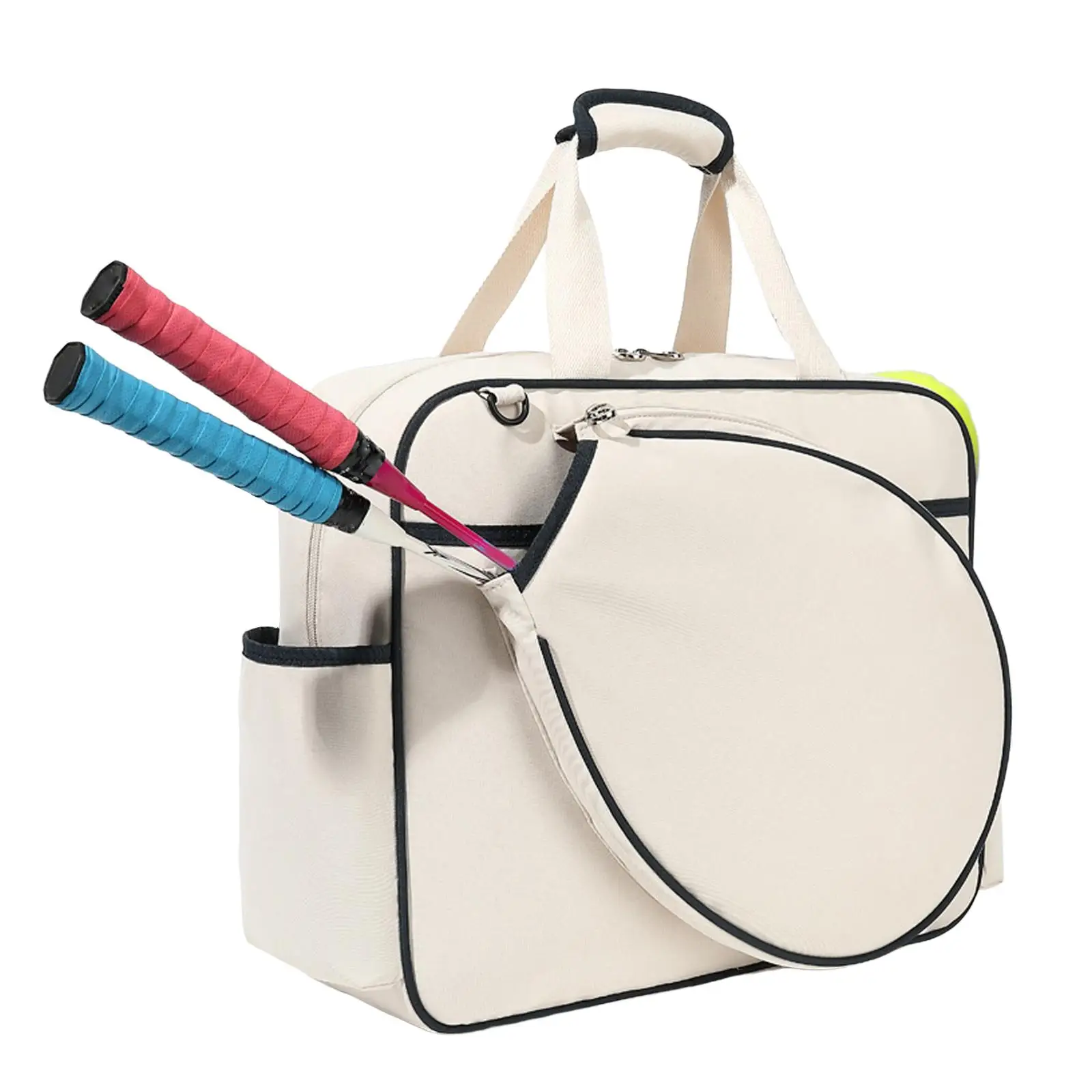 Tennis Handbag Sport Bag Racket Holder Pickleball Racket Storage Professional Tennis Racket Bag for Training Swimming Travel Gym