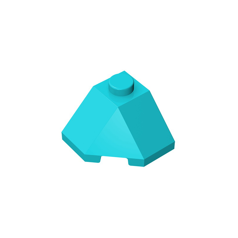 Gobricks GDS-802 ROOF TILE 2X2X1 45 DEGR.-BOT.45DEGR. compatible with lego 13548 children's DIY Educational Building Blocks Tech