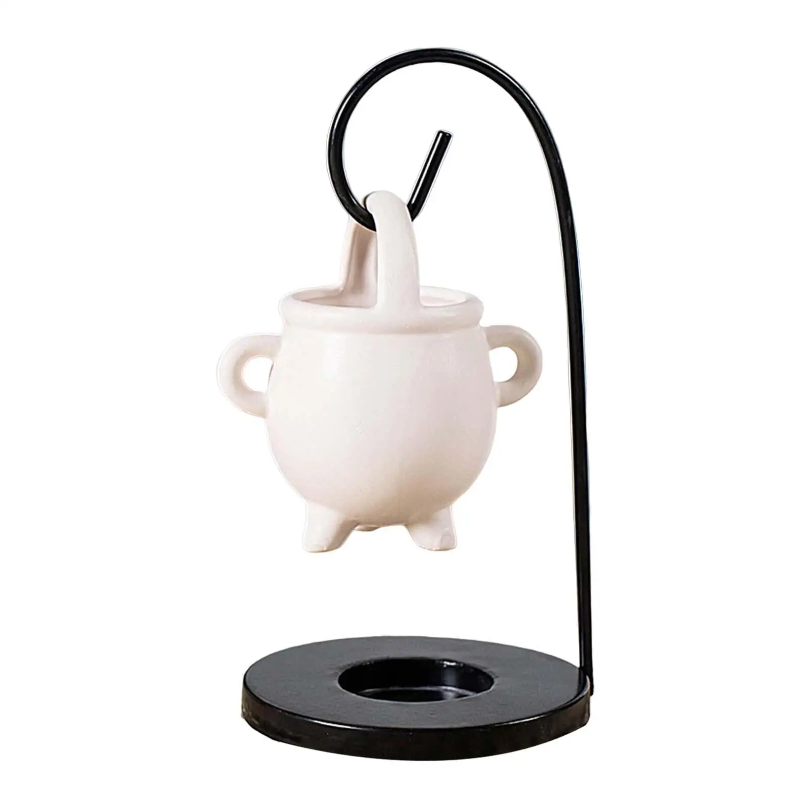 Essential Oil Burner Wax Melt Warmer Desk Diffuser Furnace Ceramic Tealight Candle Holder for Holiday Decoration Cabinet SPA
