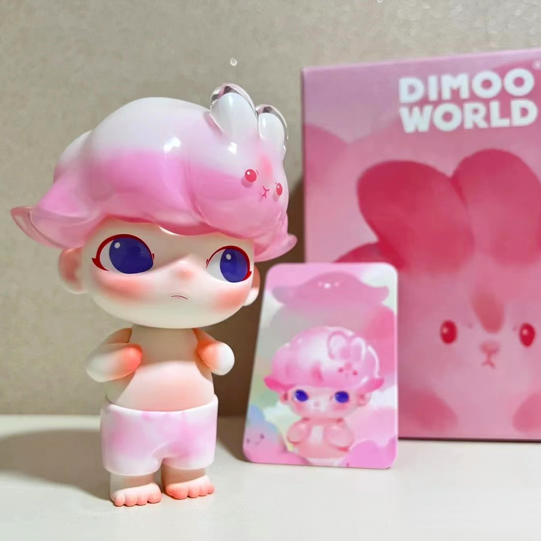 POPMART DIMOO pink rabbit pudding櫻花兎 限定 在庫限りSALEの通販